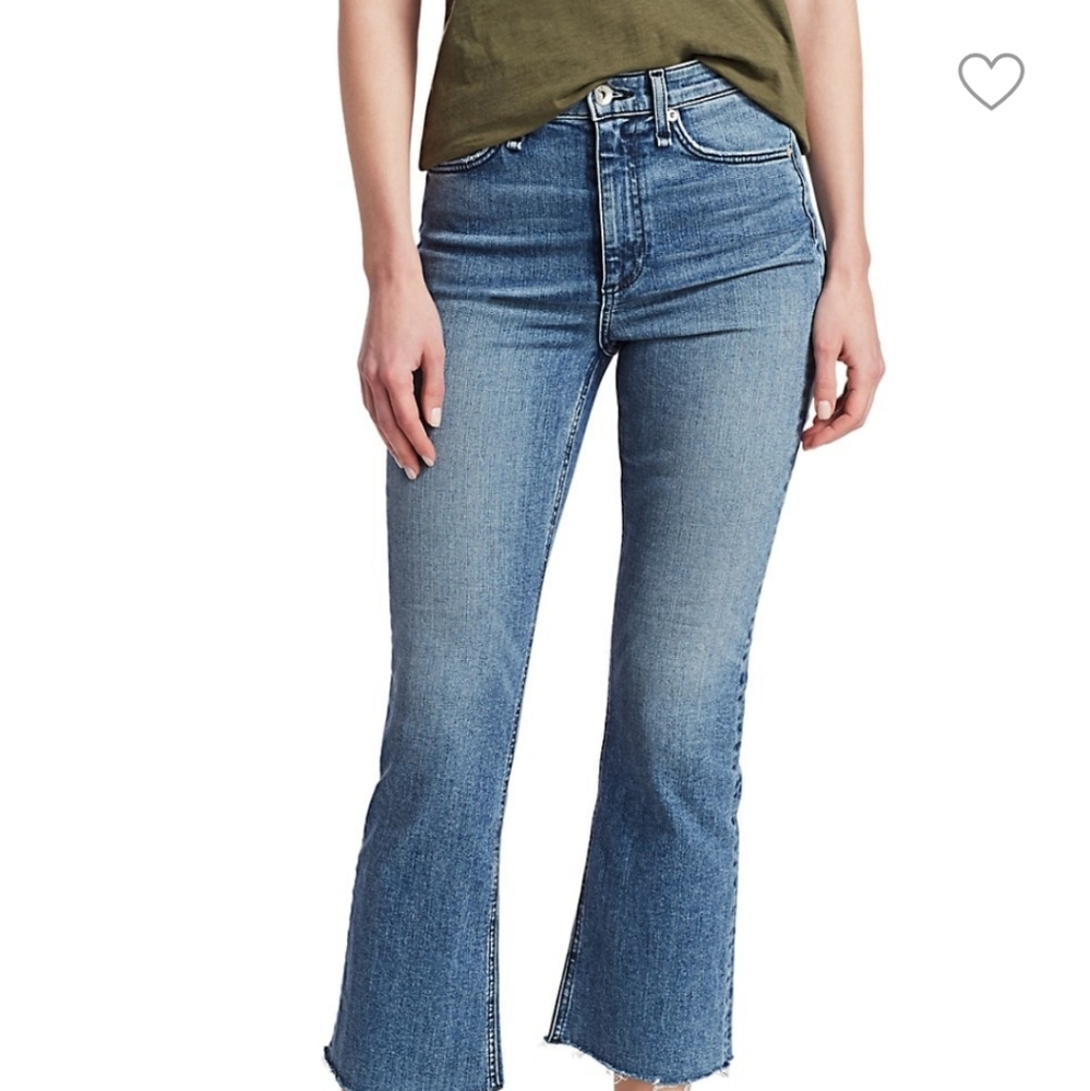 Rag and bone Nina ankle flare jeans